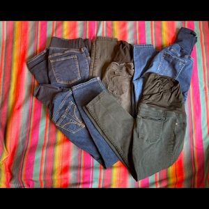 Womens Maternity Jean Lot